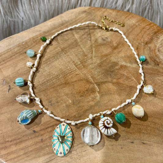 Collier Riviera Perle Dorée