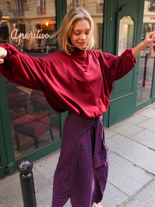Sweat Bordeaux Oversize