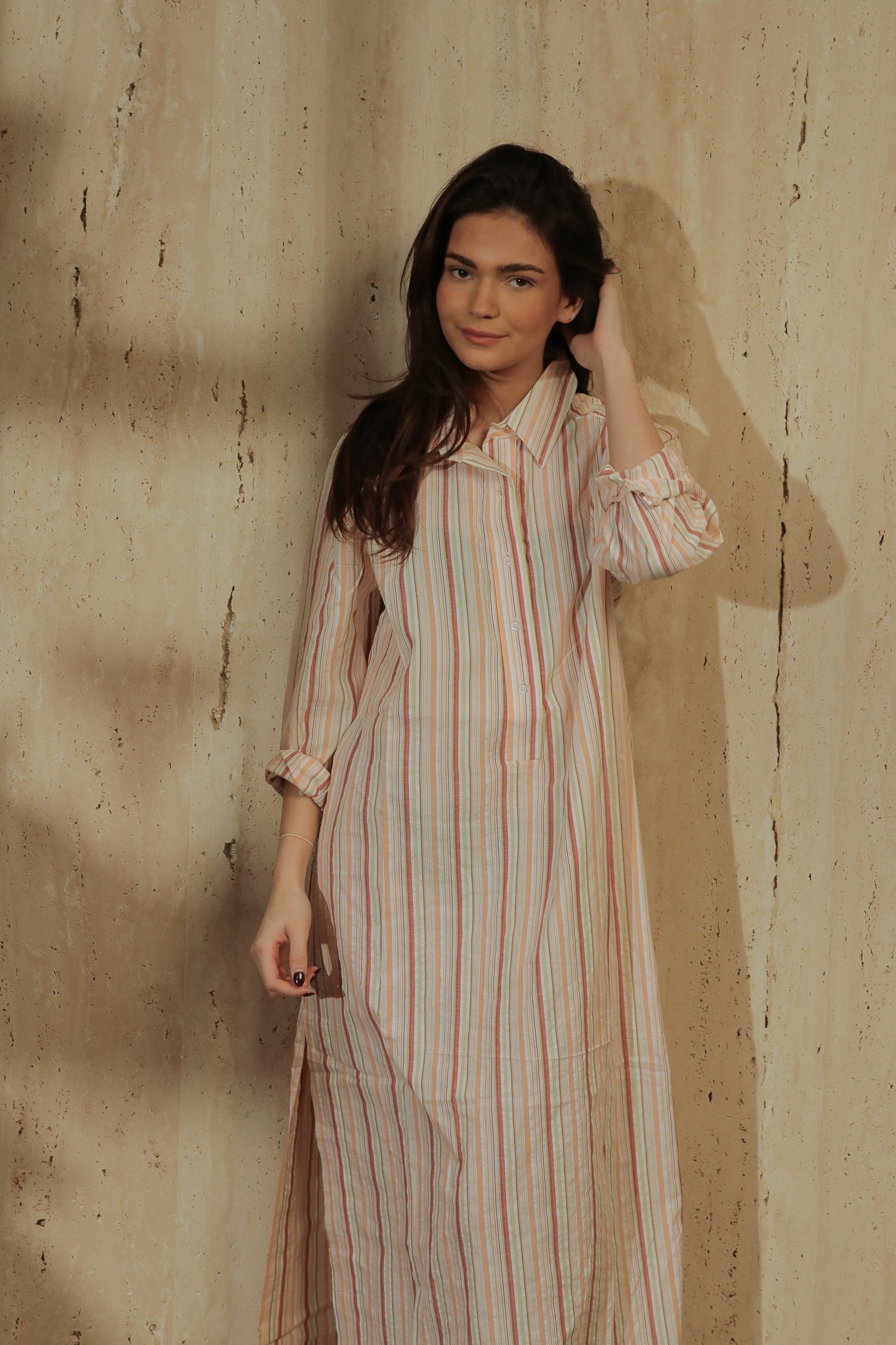 Robe Matin Maison Orange