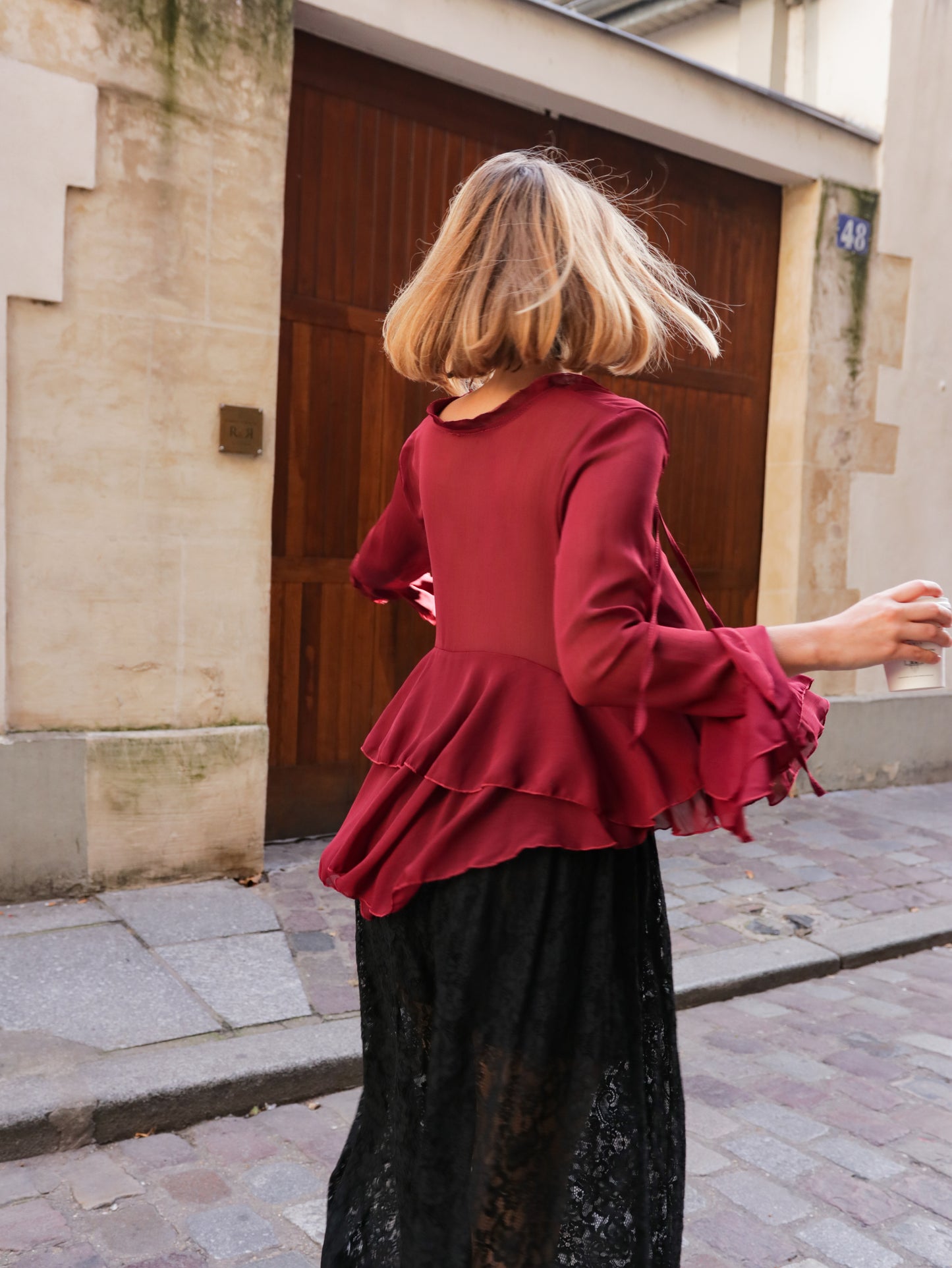 Blouse Volants Romantiques