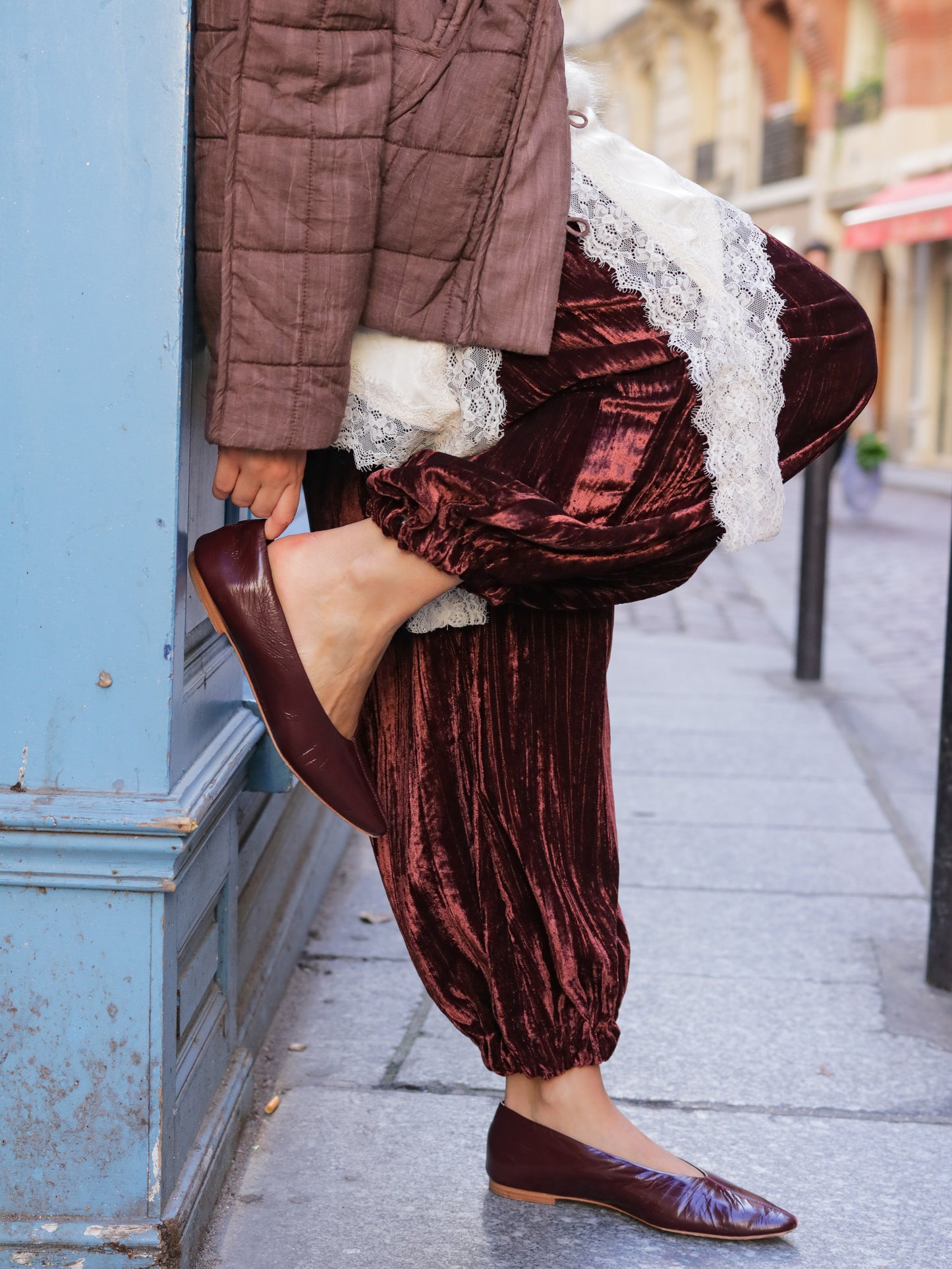 Pantalon Velours Bohème