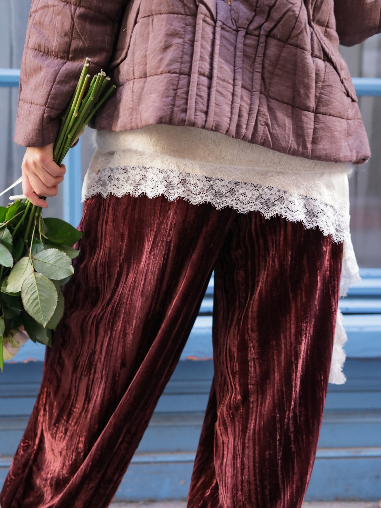 Pantalon Velours Bohème