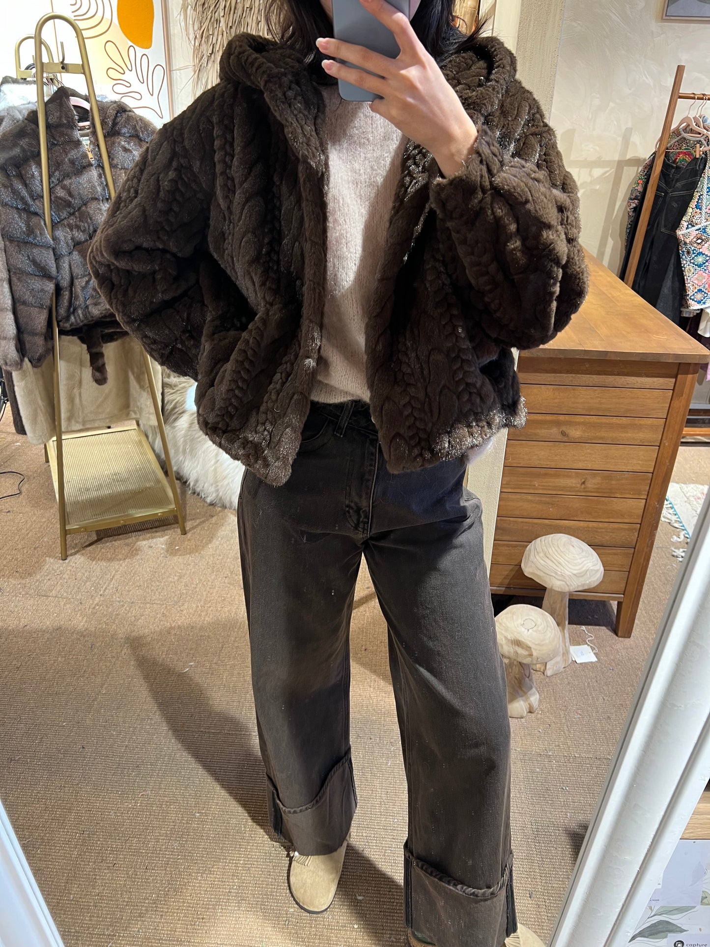 Veste en fausse fourrure "Lane"