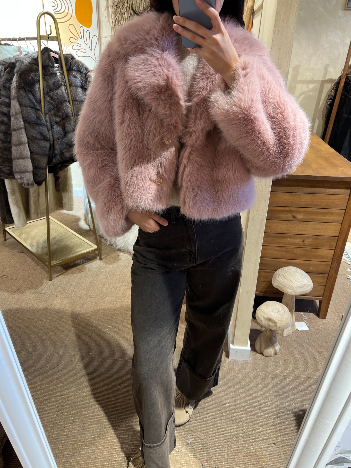 Veste en fausse fourrure "Luna"