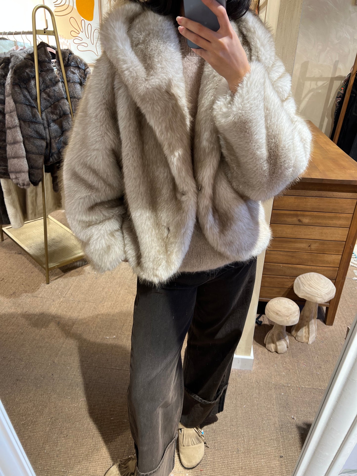 Veste en fausse fourrure "Cloud"