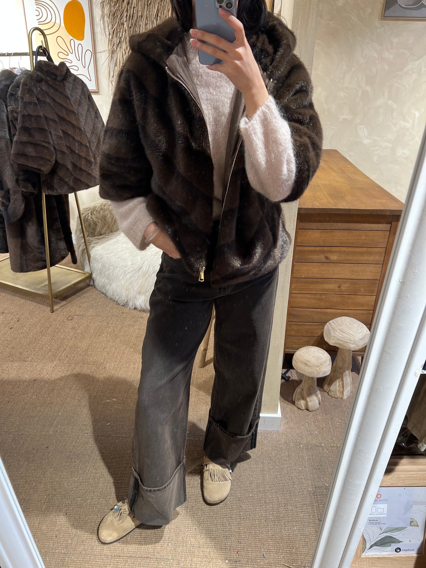 Veste en fausse fourrure "Urban Frost"