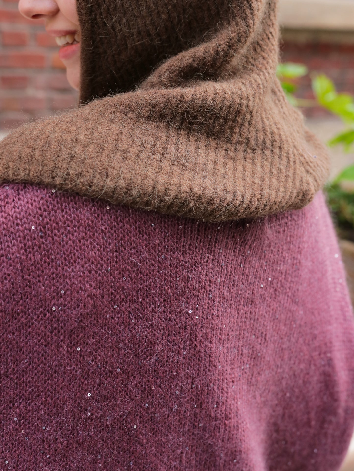 Écharpe cagoule Cacao Soft