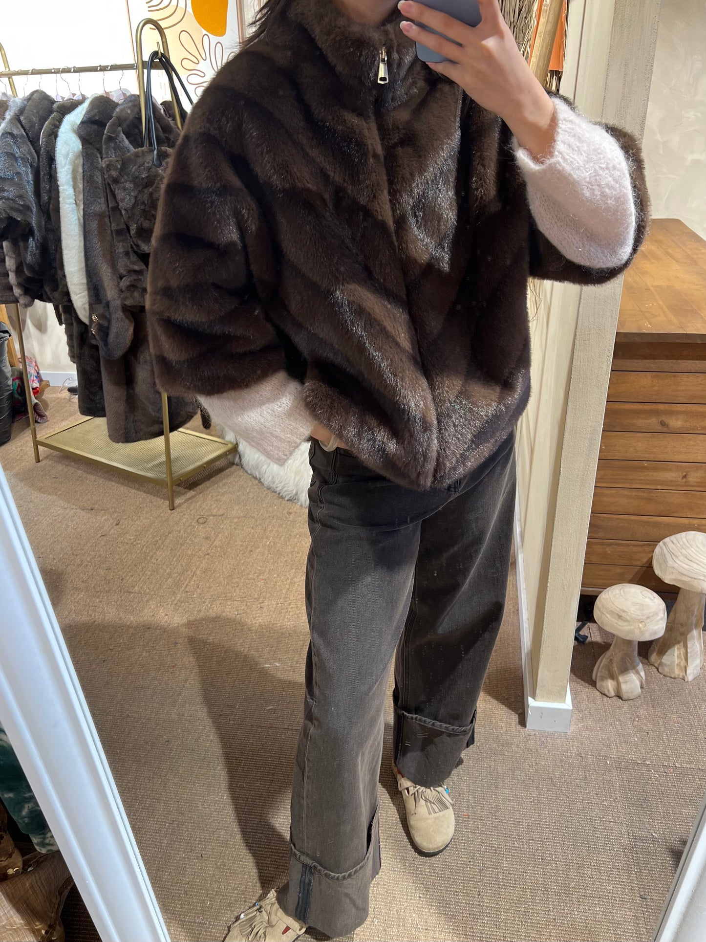 Veste en fausse fourrure "Ray"