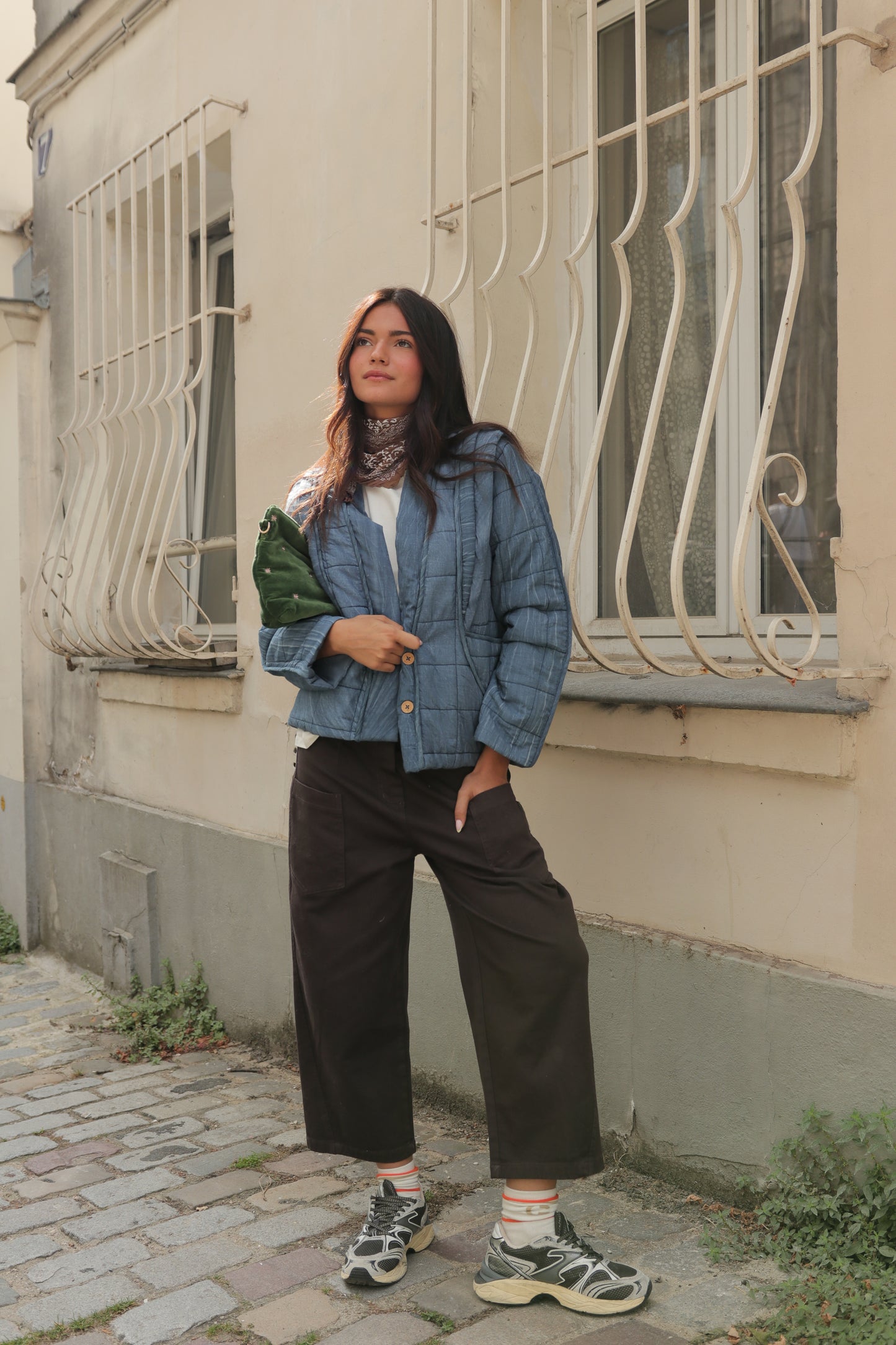 Veste patchwork "Lotus"