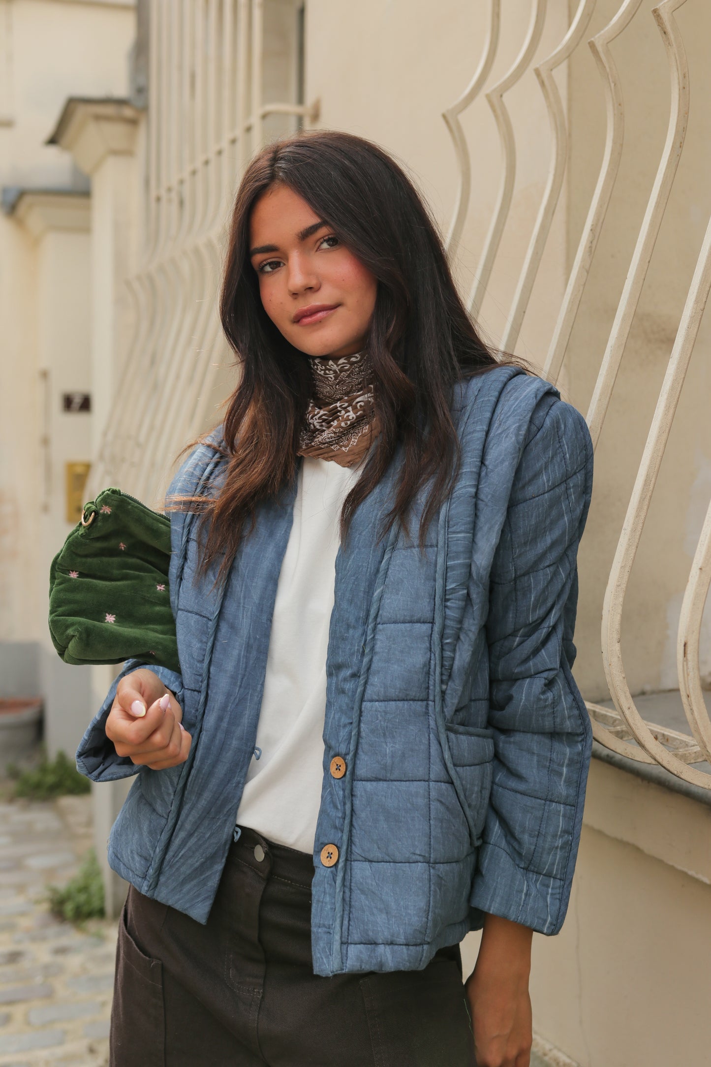 Veste patchwork "Lotus"