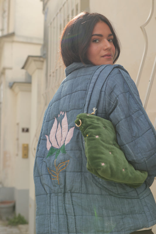 Veste patchwork "Lotus"