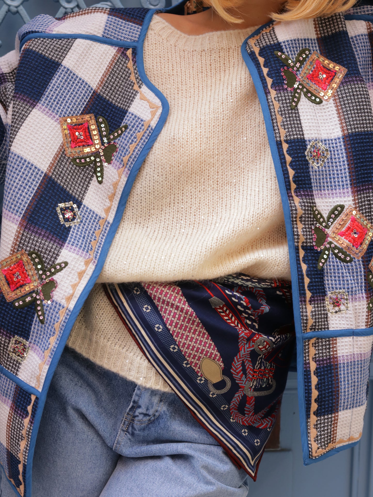 Veste Éclats Brodés