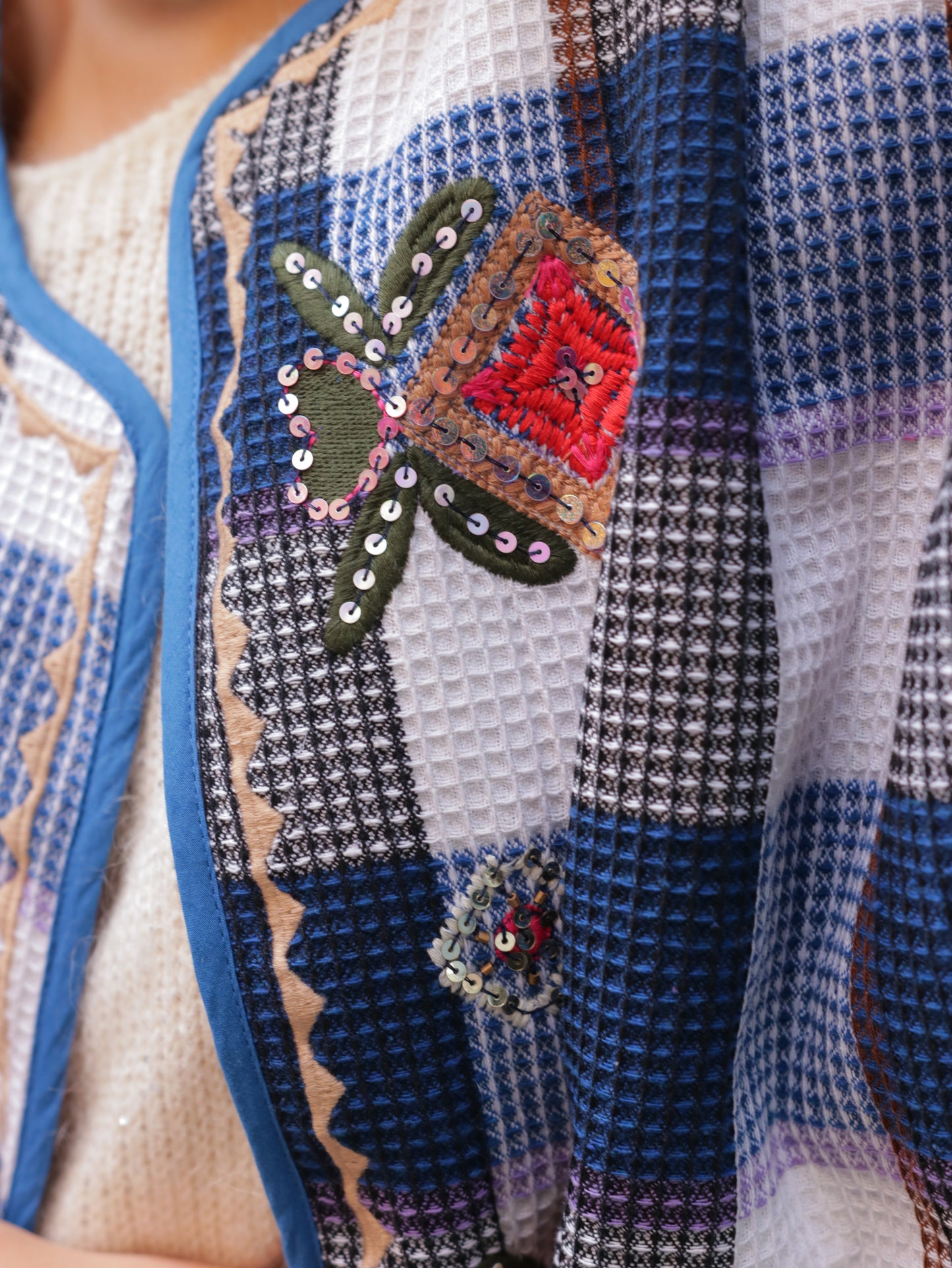 Veste Éclats Brodés