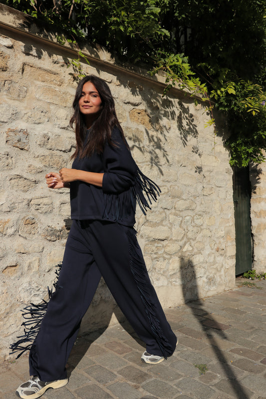 Pantalon à frange "Midnight"