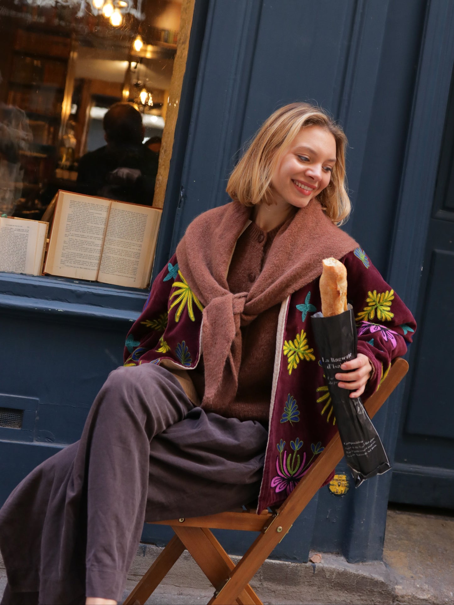 Veste Brodée Jungle Nocturne