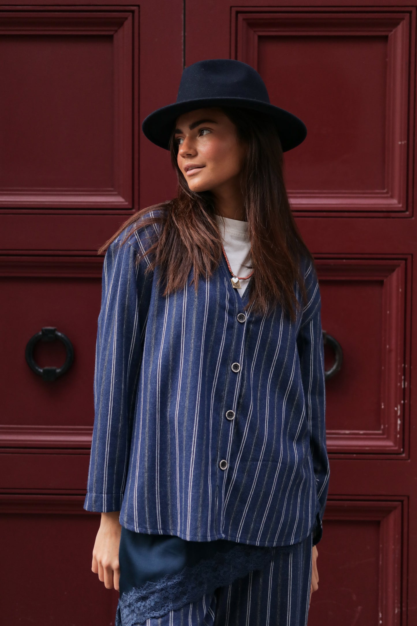 Chemise Rayures Indigo