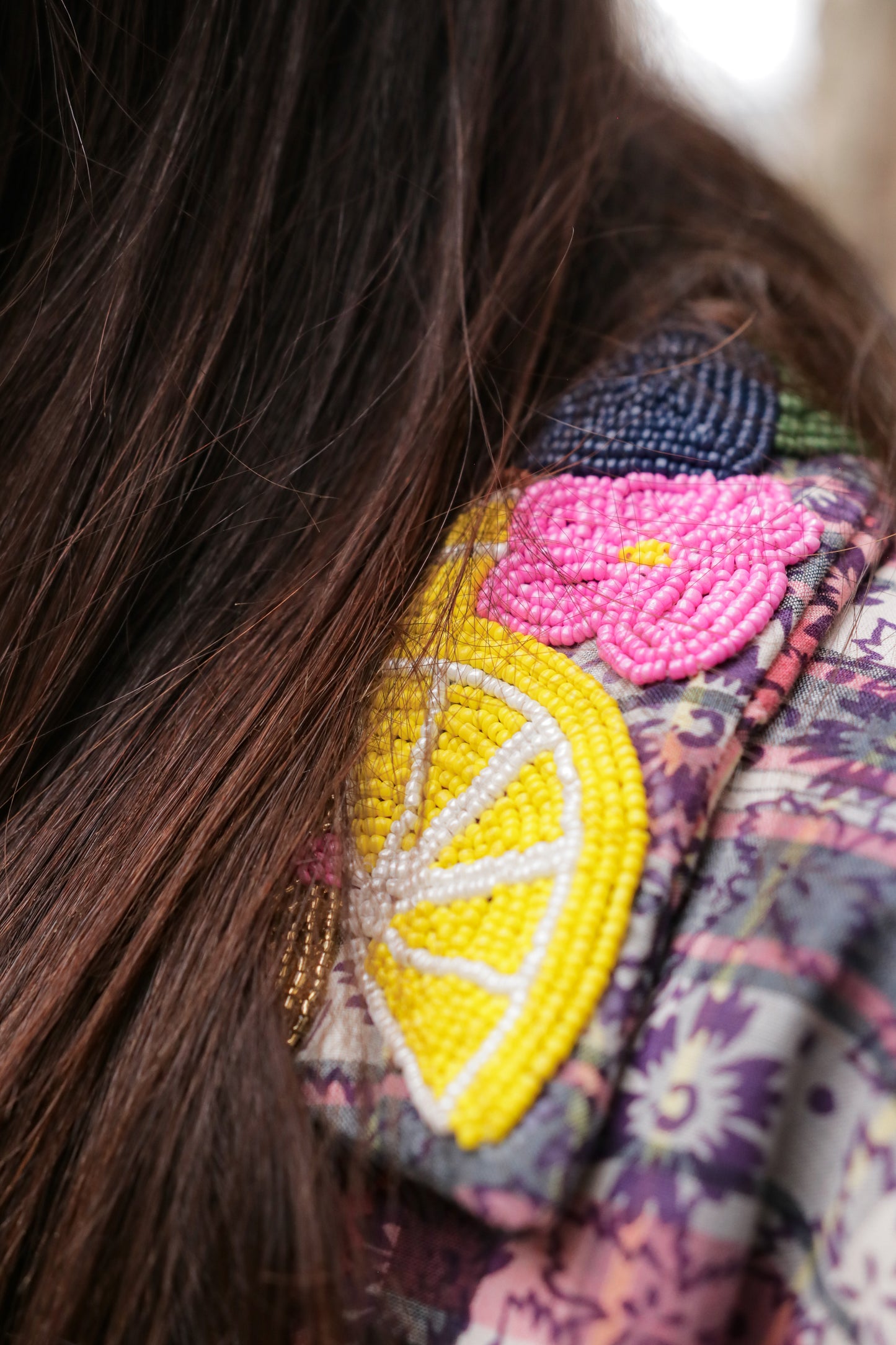 Veste Mosaïque Perlée