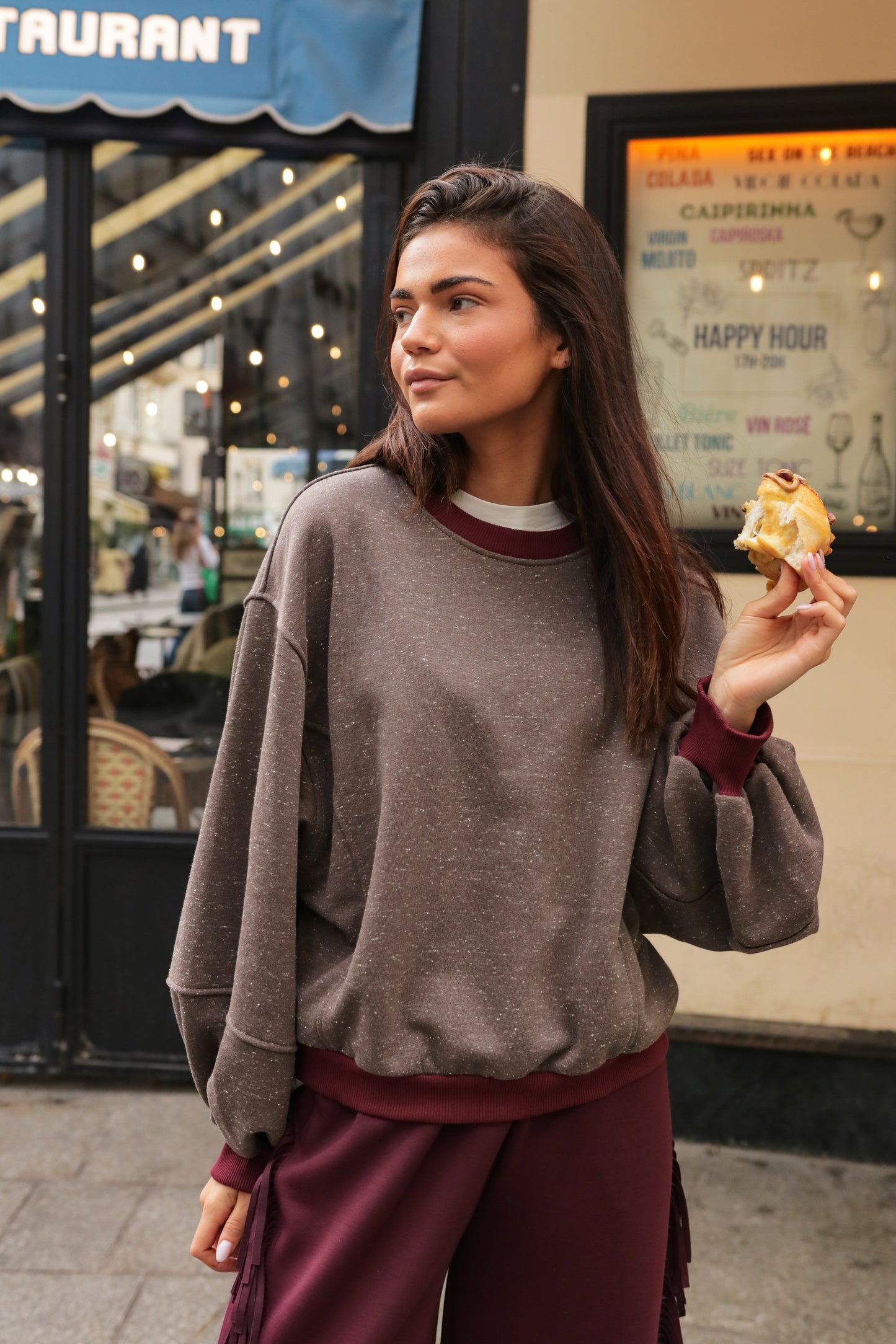 Sweat-shirt moucheté Cocoon Soft