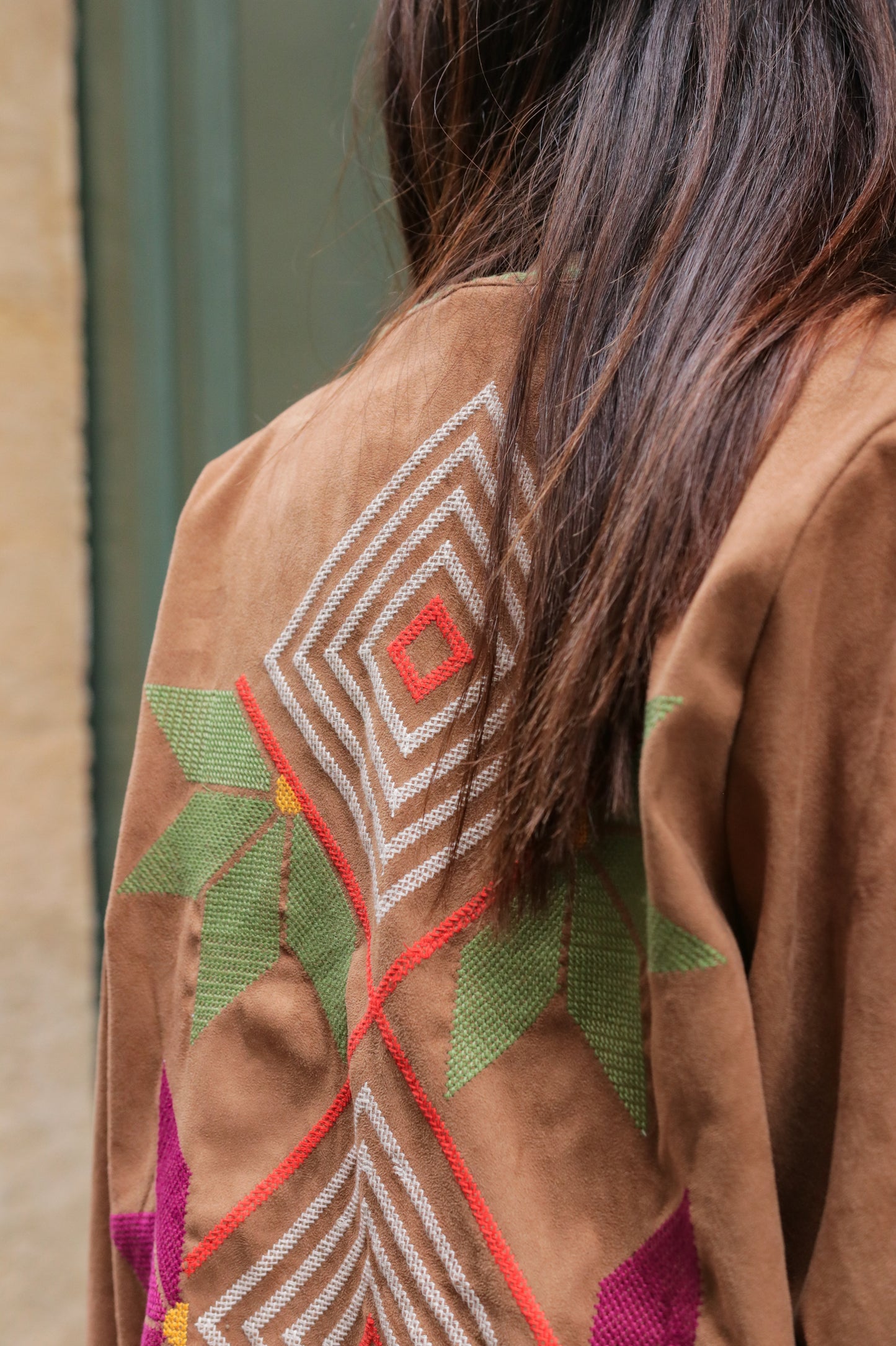 Veste Broderie Nomade