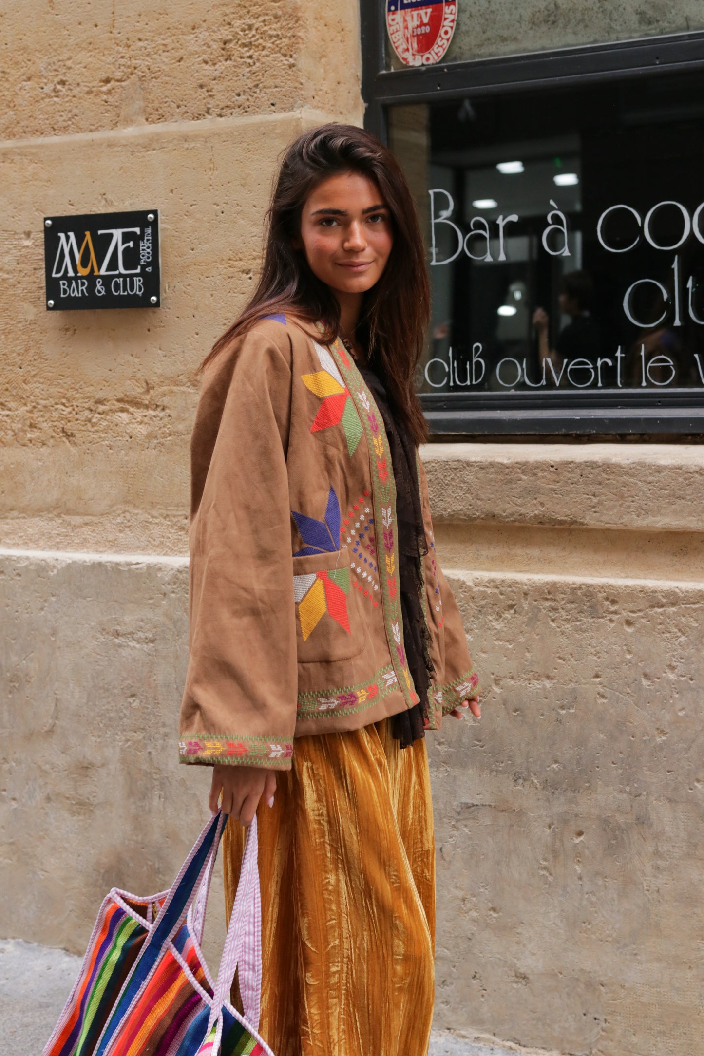 Veste Broderie Nomade