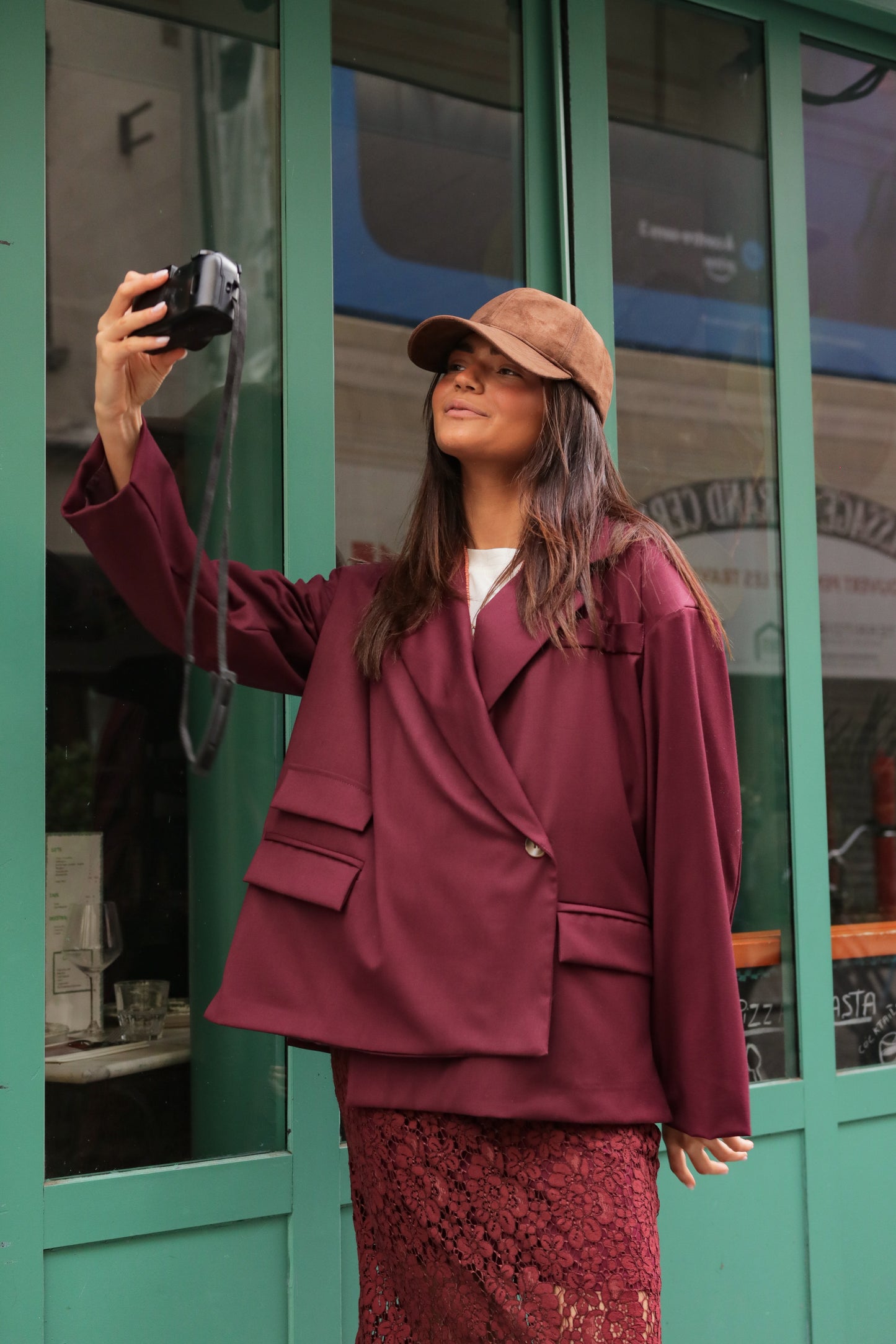 Veste Mara Bordeaux