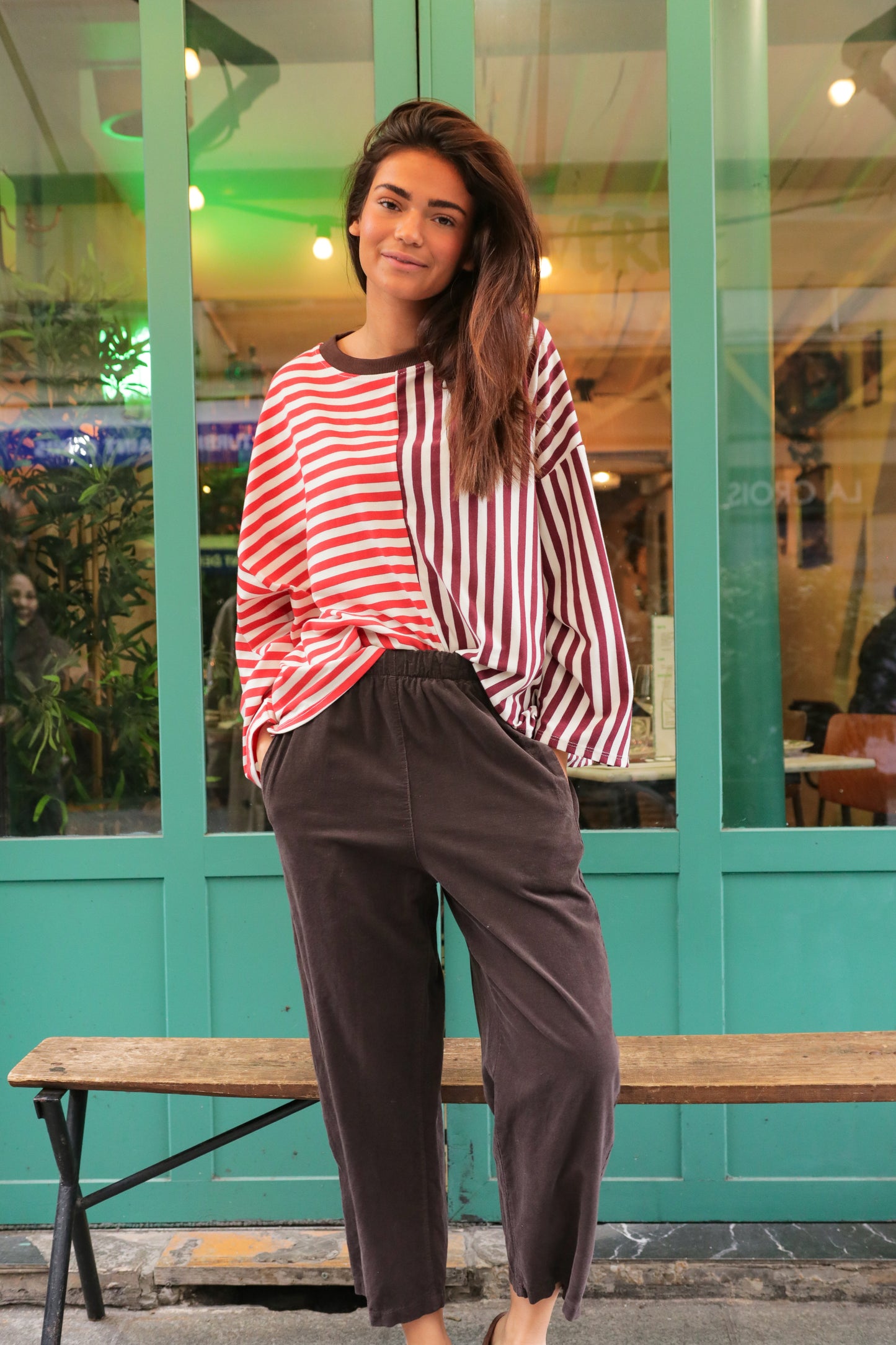 Pantalon Velours Café