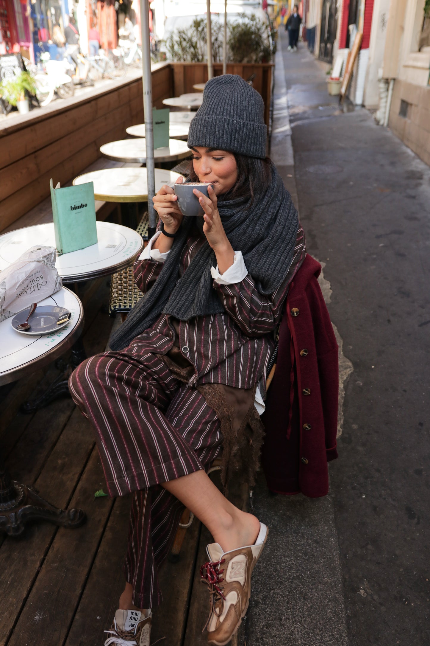 Pantalon à rayure Lines