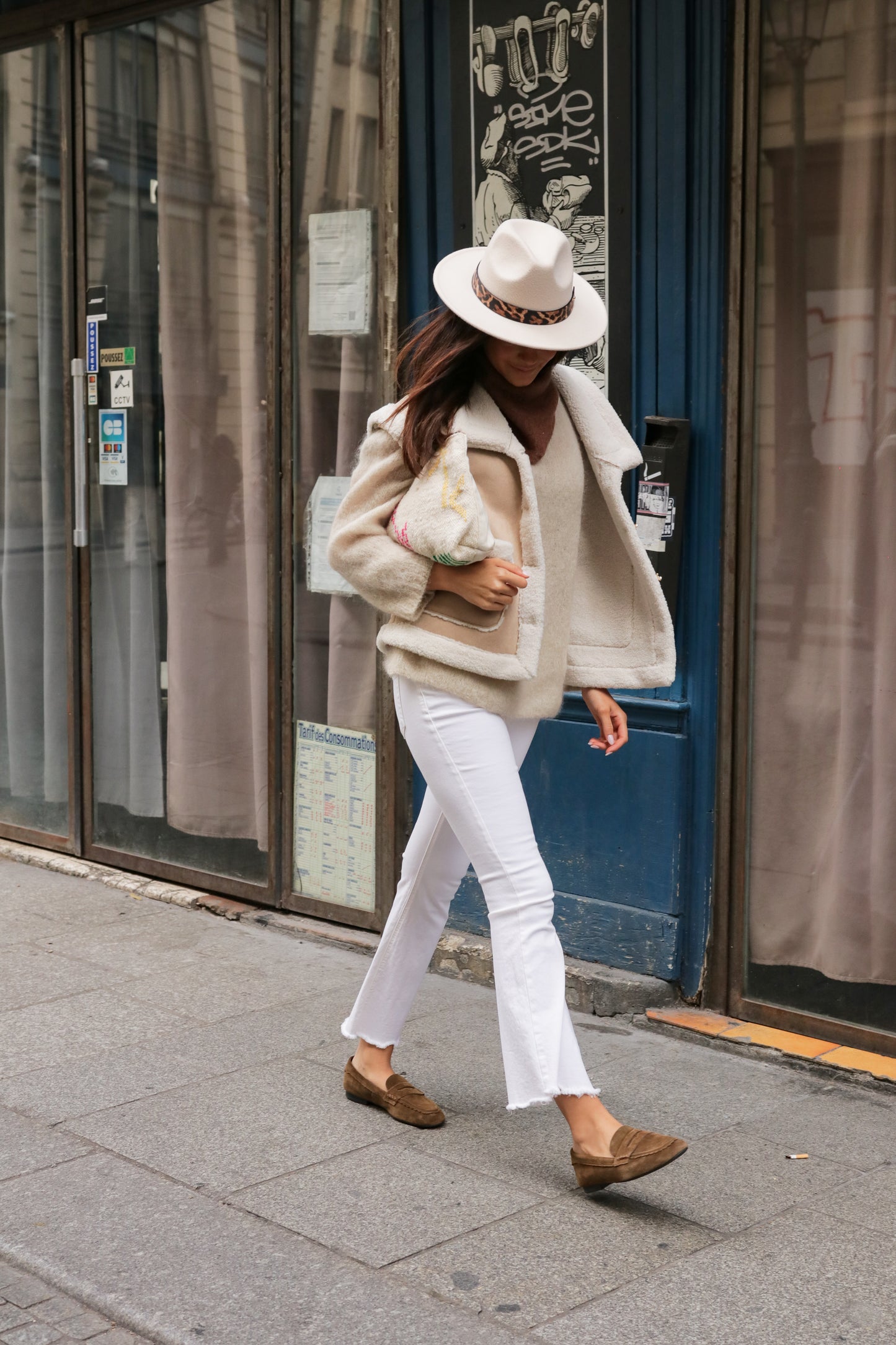 Pantalon Écru Élancé