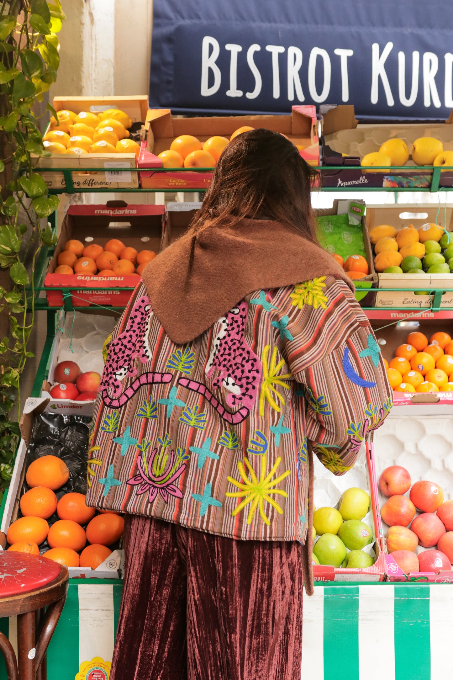 Veste Wild Bloom – Broderies Artisanales