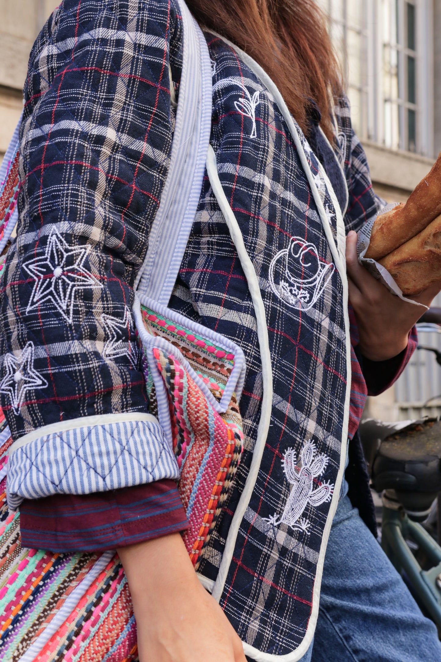 Veste matelassée à carreaux Starry